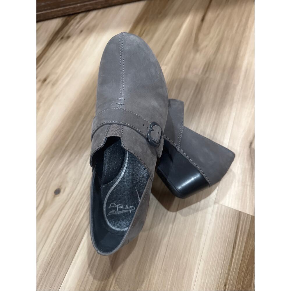 Dansko Tamara Clogs Gray Suede Women's Size 40 / 9.5 - Picture 8 of 9